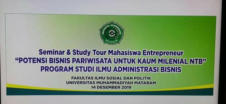 SEMINAR AND STUDY TOUR MAHASISWA ENTEPRENUR