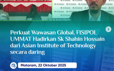 FISIPOL UMMAT Hadirkan Narasumber dari Asian Institute of Technology, Perkuat Wawasan Global Mahasiswa