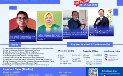 Fisipol UMMAT Gelar SEMDIGOV 2026, Hadirkan Pakar Nasional Bahas Masa Depan Digital Governance