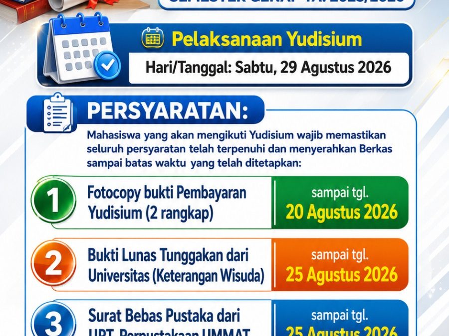 📢 PENGUMUMAN YUDISIUM